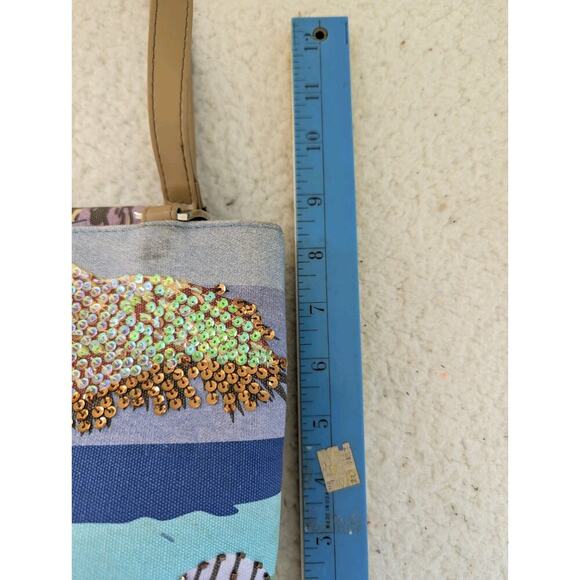 Beaded Beach Scene Purse Vacation, Cruise, Summertime - Picture 3 of 8